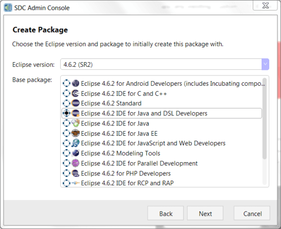 Package explorer eclipse как включить