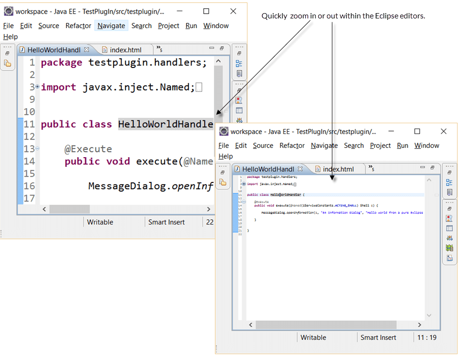 change font in eclipse editor for scala for mac